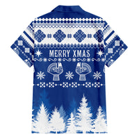Finland Christmas Hannunvaakuna Tattoo Hawaiian Shirt Hyvaa Joulua - Flag Color - Wonder Print Shop