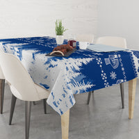 Finland Christmas Hannunvaakuna Tattoo Tablecloth Hyvaa Joulua - Flag Color - Wonder Print Shop