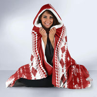 finland-christmas-hannunvaakuna-tattoo-hooded-blanket-hyvaa-joulua-red