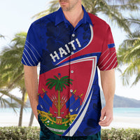 Personalised Haiti Independence Anniversary Hawaiian Shirt Mix Hibiscus - Flag Color - Wonder Print Shop