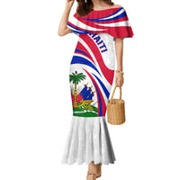 Haiti Independence Anniversary Family Matching Mermaid Dress and Hawaiian Shirt Ayiti Basic Style LT7 - Wonder Print Shop