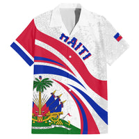 Haiti Independence Anniversary Family Matching Off Shoulder Long Sleeve Dress and Hawaiian Shirt Ayiti Basic Style - Wonder Print Shop