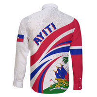 Haiti Independence Anniversary Family Matching Off Shoulder Long Sleeve Dress and Hawaiian Shirt Ayiti Basic Style - Wonder Print Shop