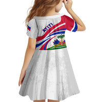 Haiti Independence Anniversary Kid Short Sleeve Dress Ayiti Basic Style - Wonder Print Shop
