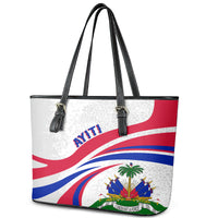 Haiti Independence Anniversary Leather Tote Bag Ayiti Basic Style - Wonder Print Shop