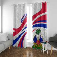 Haiti Independence Anniversary Window Curtain Ayiti Basic Style - Wonder Print Shop