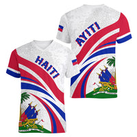Haiti Independence Anniversary Women V Neck T Shirt Ayiti Basic Style - Wonder Print Shop