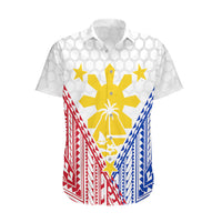 Personalised Philippines Mix Guam Hawaiian Shirt Filipino Flag Style - Wonder Print Shop