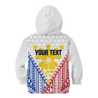 Personalised Philippines Mix Guam Kid Hoodie Filipino Flag Style - Wonder Print Shop