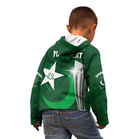 Personalised Pakistan Women Cricket Kid Hoodie World Cup T20 Eagle Symbol - Wonder Print Shop