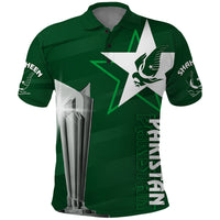 Personalised Pakistan Women Cricket Polo Shirt World Cup T20 Eagle Symbol - Wonder Print Shop