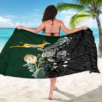 Custom South Africa Mix New Zealand Rugby 2023 Sarong World Cup Greatest Rivalry - Wonder Print Shop