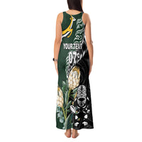 Custom South Africa Mix New Zealand Rugby 2023 Tank Maxi Dress World Cup Greatest Rivalry - Wonder Print Shop