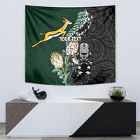 Custom South Africa Mix New Zealand Rugby 2023 Tapestry World Cup Greatest Rivalry - Wonder Print Shop