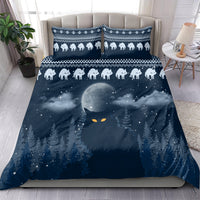 Yule Cat Christmas Bedding Set Jolakotturinn Snowy Night LT7 - Wonder Print Shop