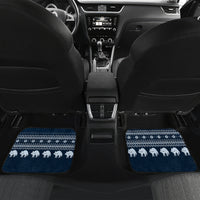 Yule Cat Christmas Car Mats Jolakotturinn Snowy Night LT7 - Wonder Print Shop