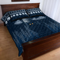 Yule Cat Christmas Quilt Bed Set Jolakotturinn Snowy Night - Wonder Print Shop