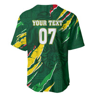 Custom Senegal Football Baseball Jersey Nations Cup 2024 Tranga Lions LT7 - Wonder Print Shop