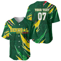 Custom Senegal Football Baseball Jersey Nations Cup 2024 Tranga Lions LT7 - Wonder Print Shop