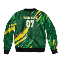 Custom Senegal Football Bomber Jacket Nations Cup 2024 Tranga Lions LT7 - Wonder Print Shop