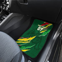 Custom Senegal Football Car Mats Nations Cup 2024 Tranga Lions LT7 - Wonder Print Shop