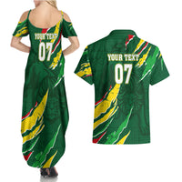 Custom Senegal Football Couples Matching Summer Maxi Dress and Hawaiian Shirt Nations Cup 2024 Tranga Lions LT7 - Wonder Print Shop