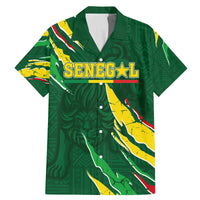 Custom Senegal Football Family Matching Mermaid Dress and Hawaiian Shirt Nations Cup 2024 Tranga Lions LT7 - Wonder Print Shop
