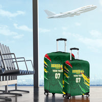 Custom Senegal Football Luggage Cover Nations Cup 2024 Tranga Lions - Wonder Print Shop