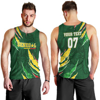 Custom Senegal Football Men Tank Top Nations Cup 2024 Tranga Lions - Wonder Print Shop
