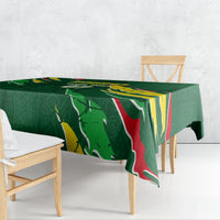 Custom Senegal Football Tablecloth Nations Cup 2024 Tranga Lions - Wonder Print Shop