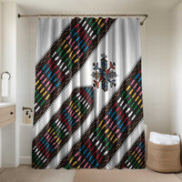 Habesha Kemis Inspired Tilet Pattern Bathroom Set White
