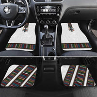 Habesha Kemis Inspired Tilet Pattern Car Mats White