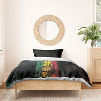 Reggae King Marley Bedding Set Typeset Grunge Style LT7 - Wonder Print Shop