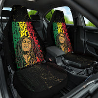 Reggae King Marley Car Seat Cover Typeset Grunge Style LT7 - Wonder Print Shop