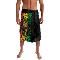 Reggae King Marley Lavalava Typeset Grunge Style - Wonder Print Shop