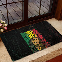 Reggae King Marley Rubber Doormat Typeset Grunge Style - Wonder Print Shop
