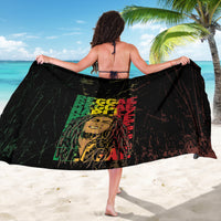 Reggae King Marley Sarong Typeset Grunge Style - Wonder Print Shop