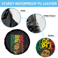 Reggae King Marley Spare Tire Cover Typeset Grunge Style - Wonder Print Shop
