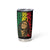 Reggae King Marley Tumbler Cup Typeset Grunge Style