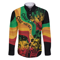 Reggae Day Family Matching Summer Maxi Dress and Hawaiian Shirt One Love One Heart - Wonder Print Shop