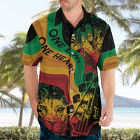 Reggae Day Hawaiian Shirt One Love One Heart - Wonder Print Shop