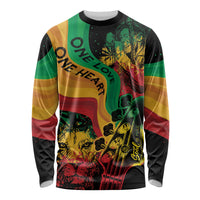Reggae Day Long Sleeve Shirt One Love One Heart - Wonder Print Shop