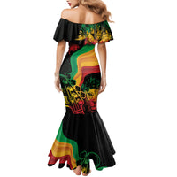 Reggae Day Mermaid Dress One Love One Heart - Wonder Print Shop