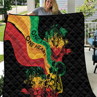 Reggae Day Quilt One Love One Heart - Wonder Print Shop