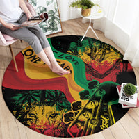 Reggae Day Round Carpet One Love One Heart