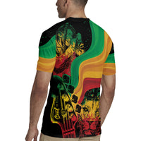 Reggae Day Rugby Jersey One Love One Heart - Wonder Print Shop