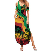Reggae Day Summer Maxi Dress One Love One Heart - Wonder Print Shop