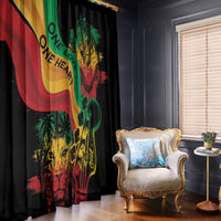 Reggae Day Window Curtain One Love One Heart - Wonder Print Shop