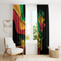 Reggae Day Window Curtain One Love One Heart - Wonder Print Shop