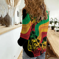Reggae Day Women Casual Shirt One Love One Heart - Wonder Print Shop